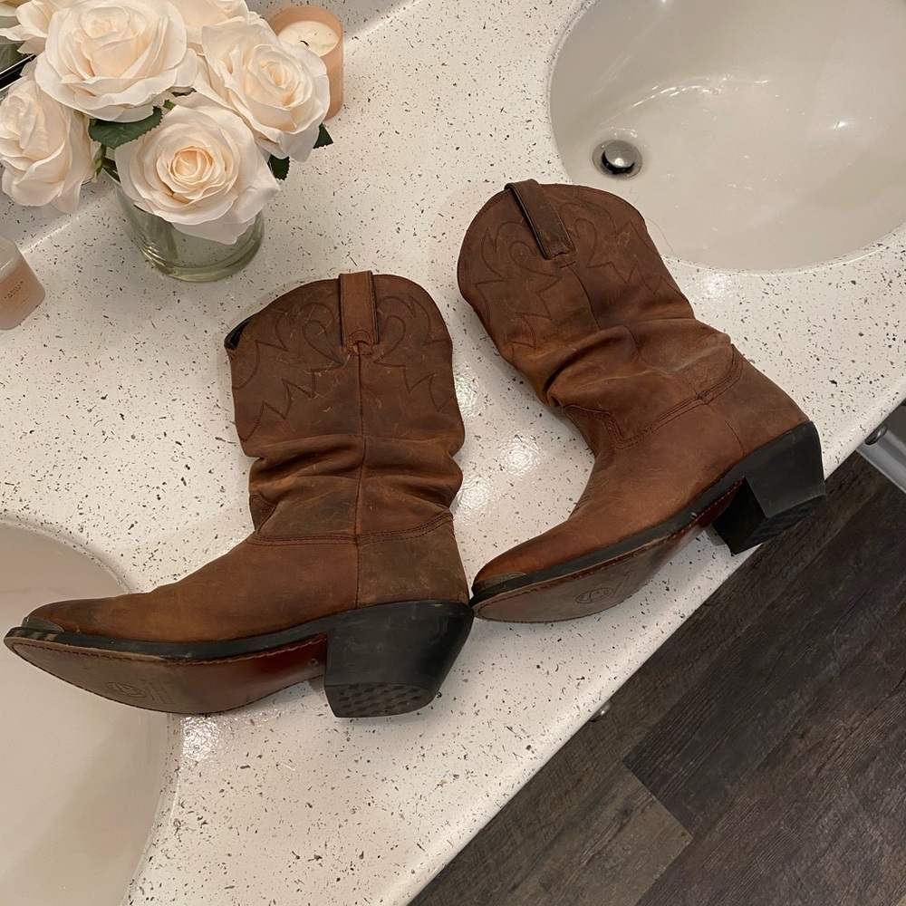 Durango Women's Tan Leather Boots size 7.5